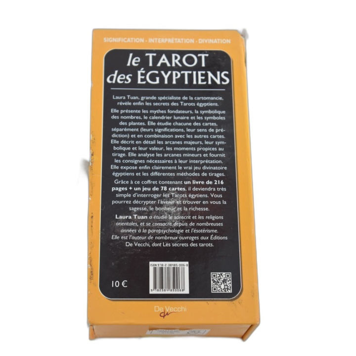 Le Tarot des Égyptiens - De Vecchi - Coffret 78 Grandes Cartes + Livre
