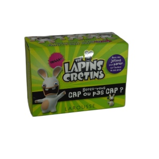 Les Lapins Crétins - Larousse Ubisoft - Jeu de cartes défis - 14 ans -