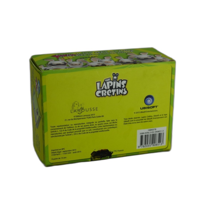 Les Lapins Crétins - Larousse Ubisoft - Jeu de cartes défis - 14 ans -