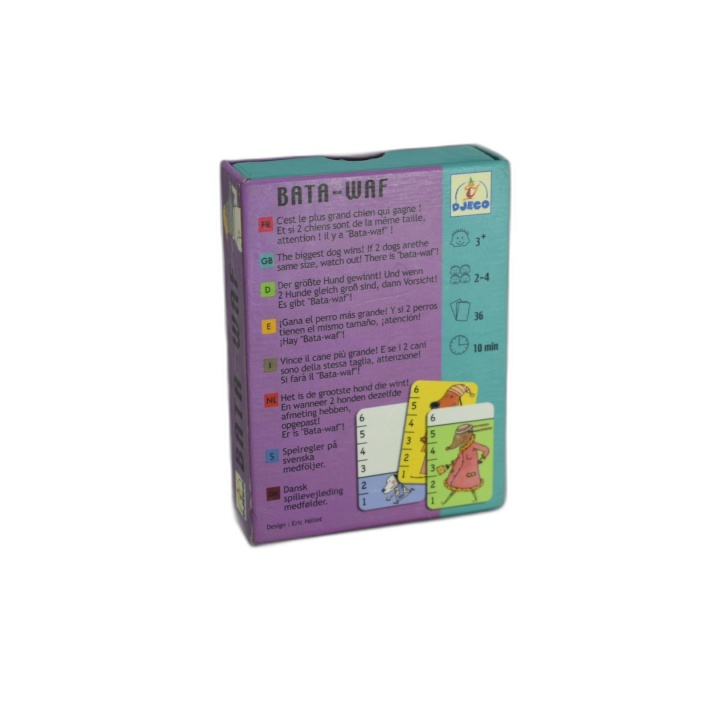 Bata-Waf Djeco - Jeu de Bataille Cartes Enfants - 2 Joueurs - Dès 3 an