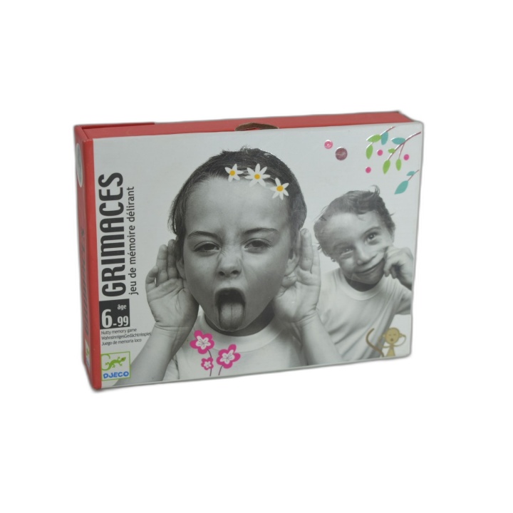 Grimaces Djeco - Jeu de Mémoire Délirant - Cartes - 2 Joueurs+ - Dès 6