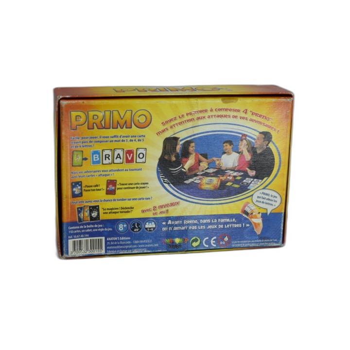 Primo - Amlioration's - Jeu de Lettres Explosif Famille 1-6 Joueurs -