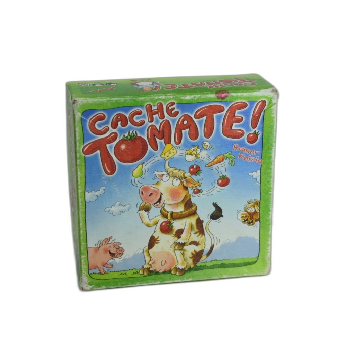 Cache Tomate - Reiner Knizia - Jeu de cartes enfant 2-6 joueurs - Dès