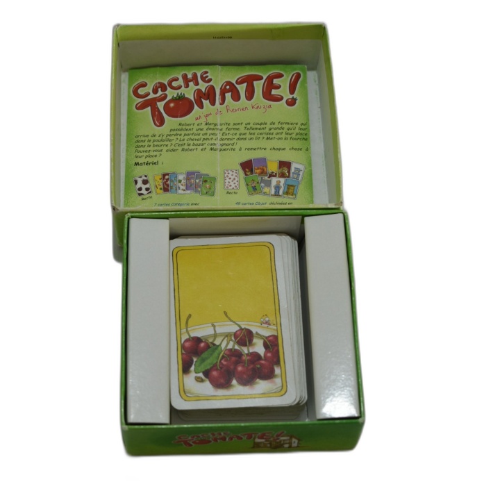 Cache Tomate - Reiner Knizia - Jeu de cartes enfant 2-6 joueurs - Dès