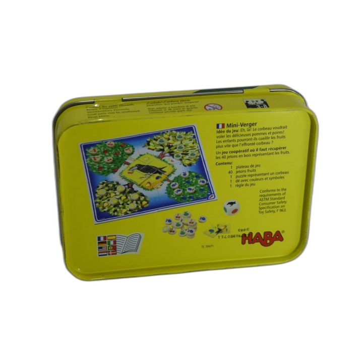 Mini-Verger HABA - Jeu Coopératif Enfants 2-5 Joueurs - 2 ans+ - Boîte