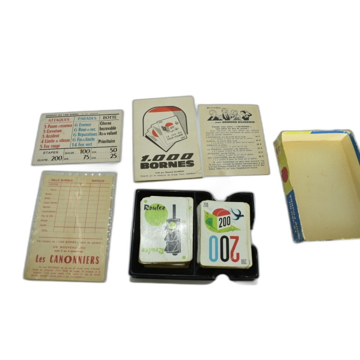 1000 Bornes - Dujardin - Jeu de Cartes Classique 2-6 Joueurs - 8 ans -
