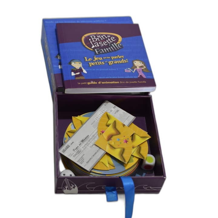 Brin de Jasette Famille - Jeu de Conversation 3-8 Joueurs - 7 ans+ - O