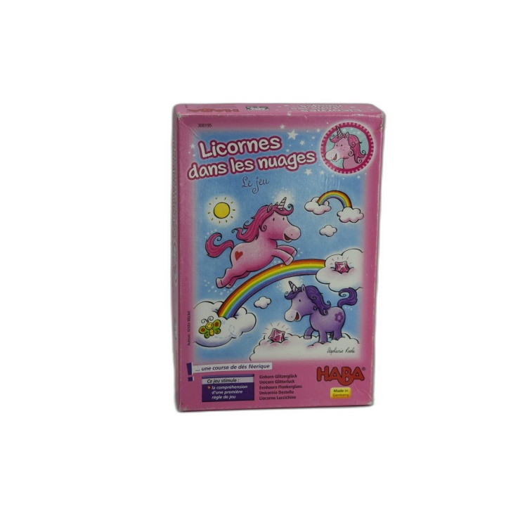 Licornes dans les Nuages - HABA - Jeu de Dés Enfants 2-4 Joueurs - Dès