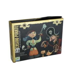 Casino Pirate Djeco - Jeu de Cartes Stratégie & Bluff - 2 Joueurs - 7