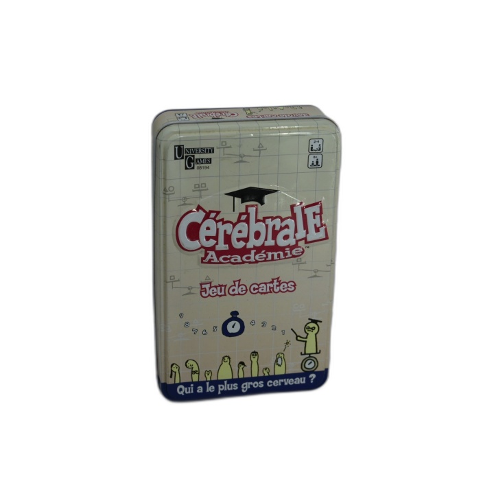 Cérébrale Académie - University Games - Jeu de Cartes Réflexion 2-4 Jo