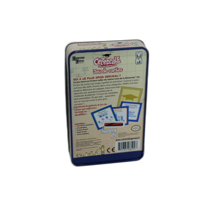 Cérébrale Académie - University Games - Jeu de Cartes Réflexion 2-4 Jo