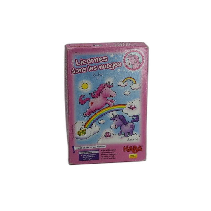 Licornes dans les Nuages - HABA - Jeu de dés enfants 2-4 joueurs - Dès