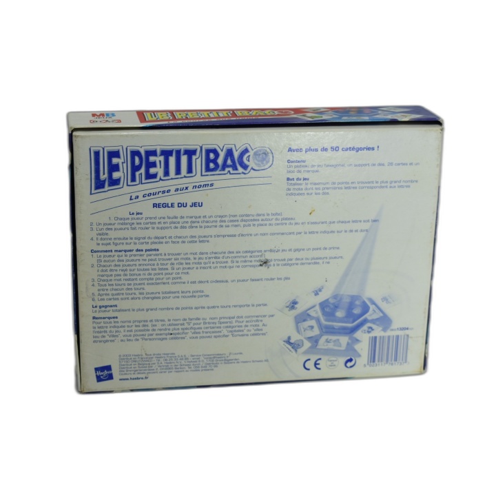 Le Petit Bac La Course aux Noms - MB Hasbro - Jeu de Lettres 2+ Joueur