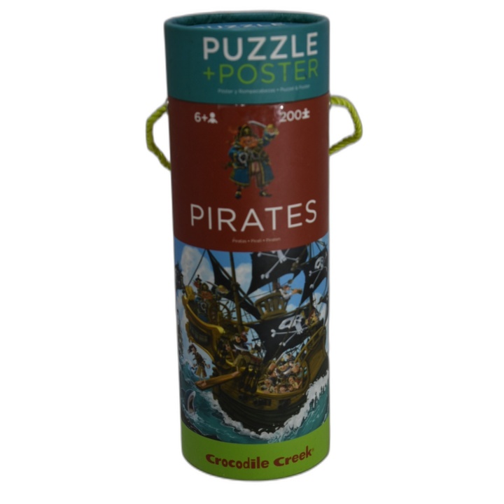 Puzzle + Poster Pirates Crocodile Creek 200 pièces - Enfant 6 ans+ - O