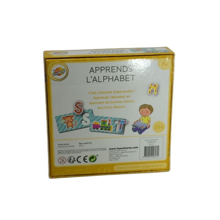 Apprends l'Alphabet - Toy Universe - Jeu Éducatif Enfant 4 ans+ - 26 L
