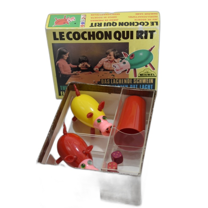 Le Cochon Qui Rit - Jeux Michel - Jeu de Société Enfants Vintage - Occ