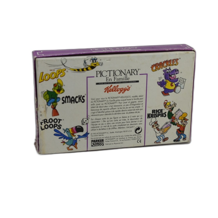 Pictionary En Famille Kellogg's - Jeu de Dessin Famille - Édition Vint