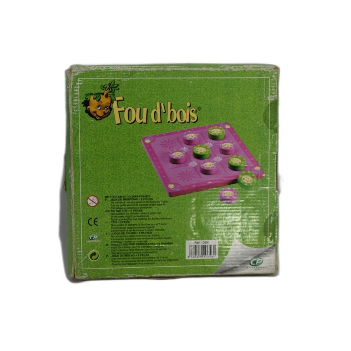 Fou d'Bois - CP International - Jeu de Morpions en Bois 2 Joueurs - 3