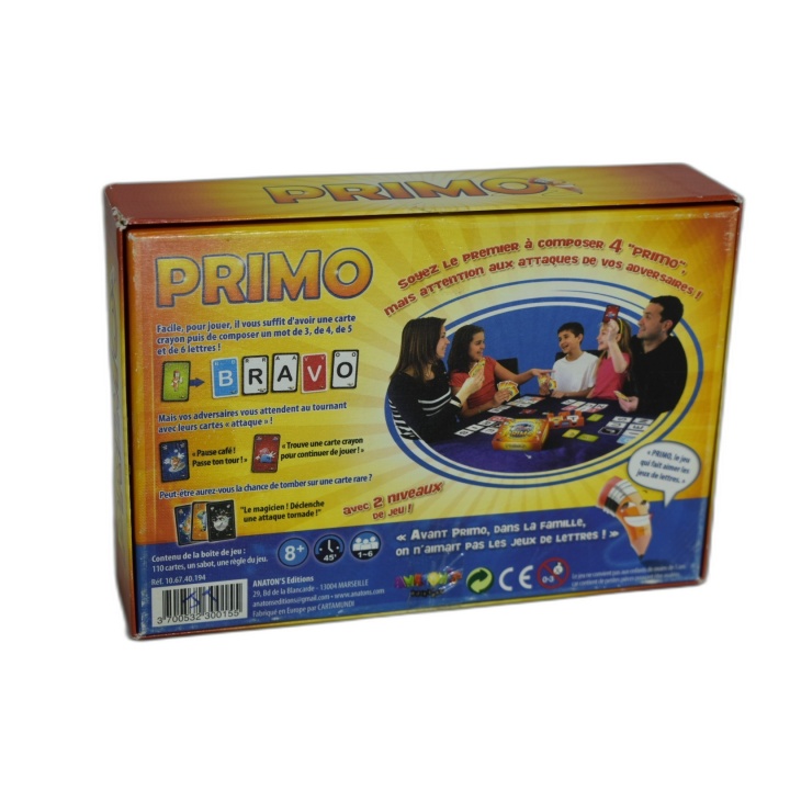 Primo - Amakids - Jeu de Lettres Explosif Famille 1-6 Joueurs - 8 ans