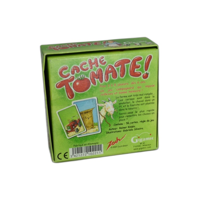 Cache Tomate ! - Gigamic - Reiner Knizia - Jeu de cartes enfants 2-5 j