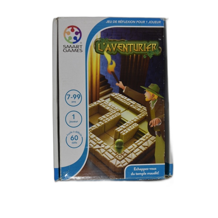 L'Aventurier Smart Games - Jeu Réflexion Solo 60 Défis - 7 ans+ - Occa
