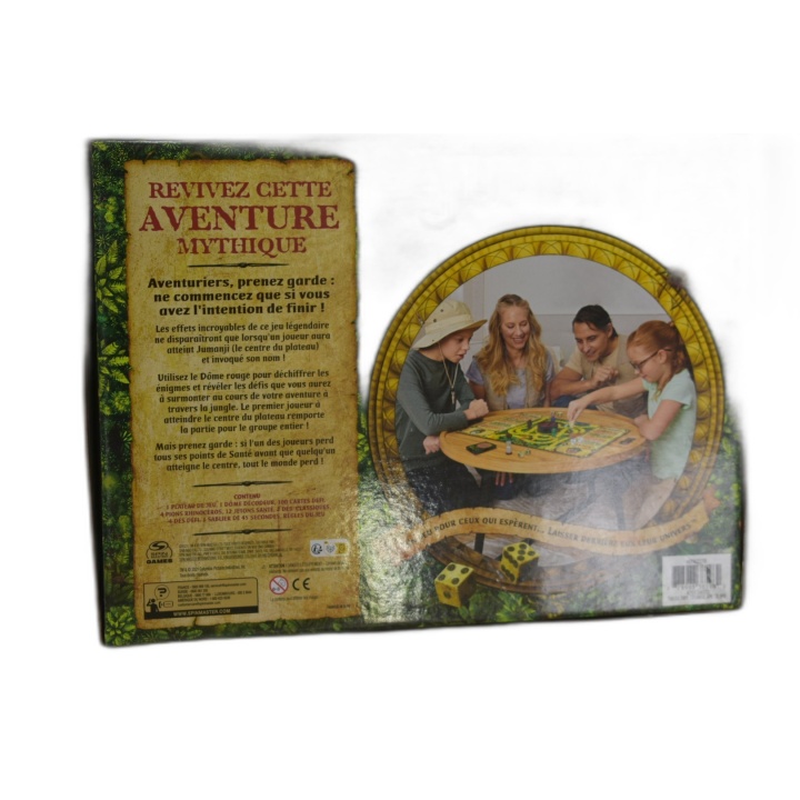 Jumanji - Spin Master - Jeu Aventure Famille 2-4 Joueurs - Dès 8 ans -