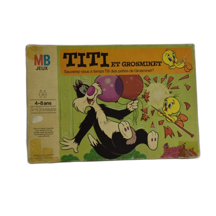 Titi et Grosminet - MB Jeux - Jeu de société enfant 2-4 joueurs - 4-8