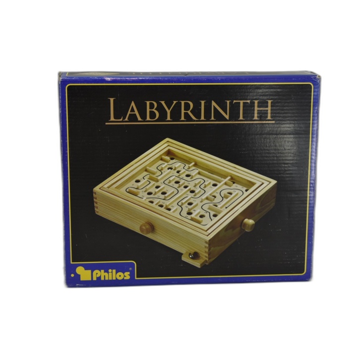 Labyrinth Bois - Philos - Jeu d'Adresse & Équilibre Bille - 1 Joueur -