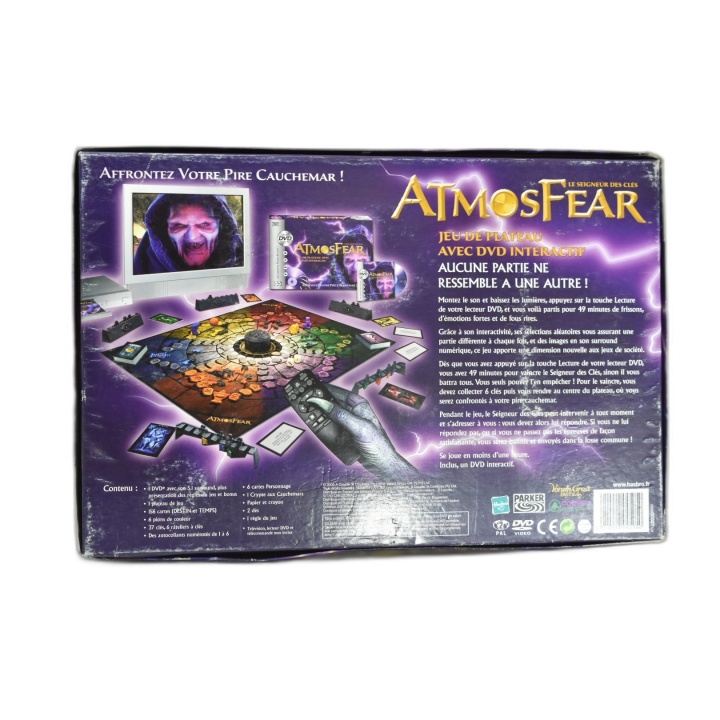 Atmosfear Le Seigneur des Clés - Parker Hasbro - Jeu Plateau DVD Inter