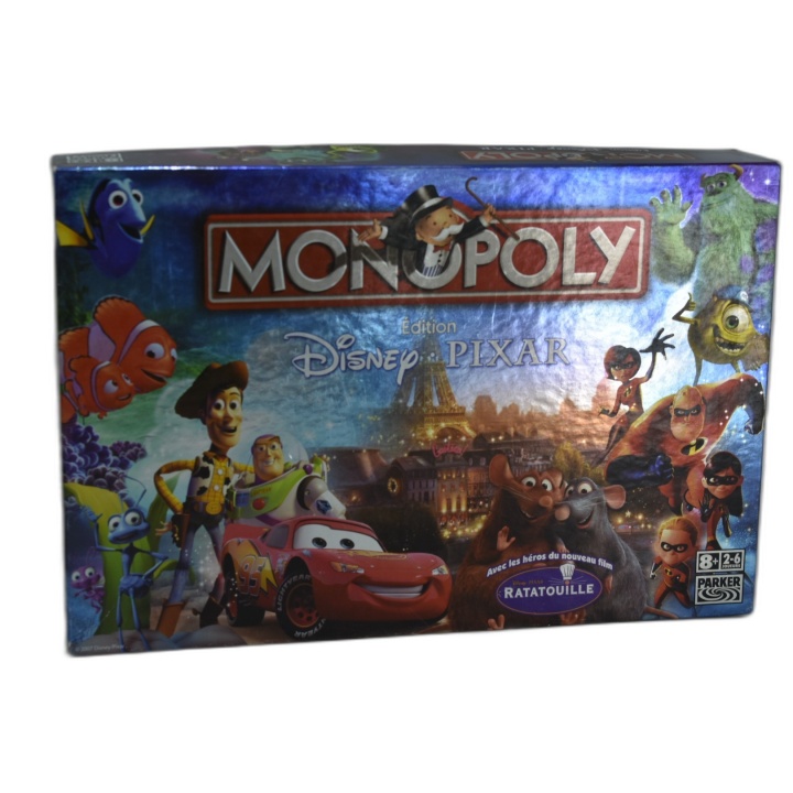 Monopoly Édition Disney Pixar - Parker - Jeu Famille 2-6 Joueurs - 8 a