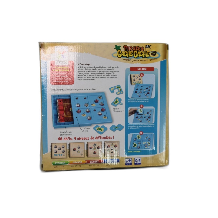 Pirates Cache Cache - Smart Games - Jeu Réflexion 1 Joueur - Dès 5 ans
