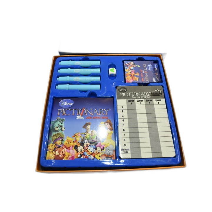 Disney Pictionary Jeu avec DVD - Mattel - Jeu Dessin Famille - 2+ Équi