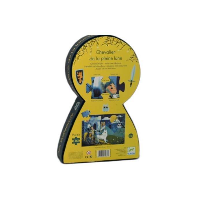 Djeco Puzzle Chevalier Pleine Lune 36 pièces - Enfant 4 ans+ - Occasio
