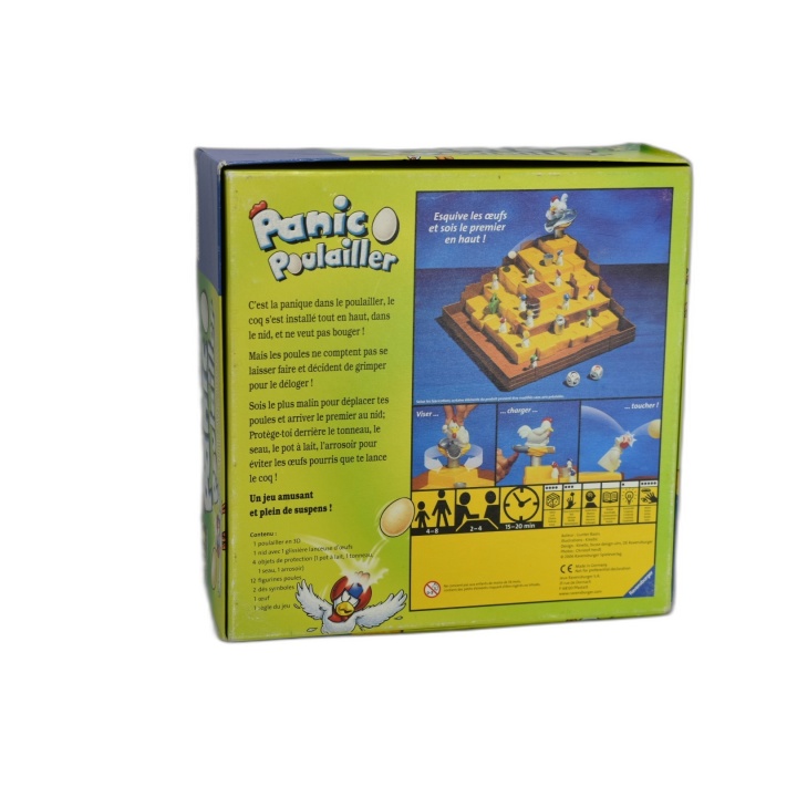 Panic Poulailler - Ravensburger - Jeu Enfant 2-4 Joueurs - 4 ans - Occ