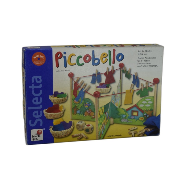 Piccobello - Selecta Spiel - Jeu de Lessive Enfant 2-4 Joueurs - Dès 3