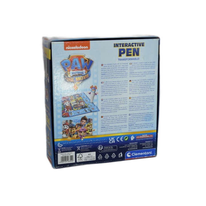 Paw Patrol The Movie Interactive Pen Clementoni - Jeu Éducatif Interac