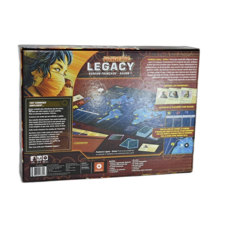 Pandemic - Z-Man Games - Jeu Coopératif 2-4 Joueurs - 8 ans - Occasion
