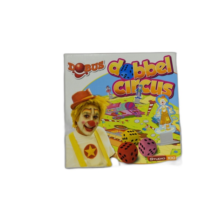 Dobbel Circus Studio 100 - Jeu de Dés Enfants 2-4 Joueurs - Dès 5 ans