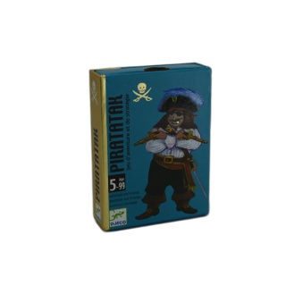 Piratatak Djeco - Jeu de Cartes Aventure Stratégie Enfant - 2 Joueurs