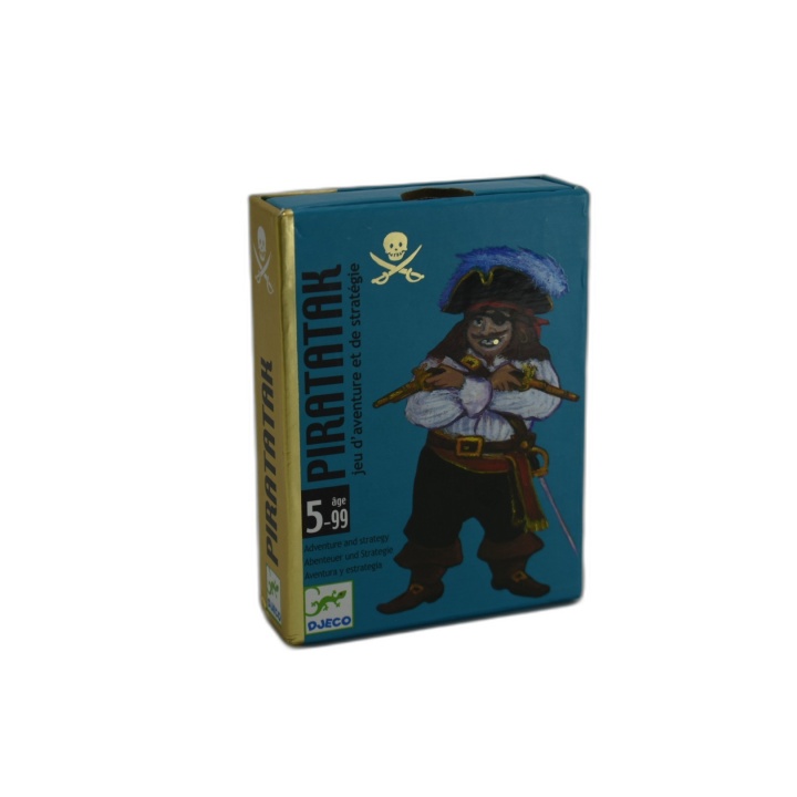 Piratatak Djeco - Jeu de Cartes Aventure Stratégie Enfant - 2 Joueurs