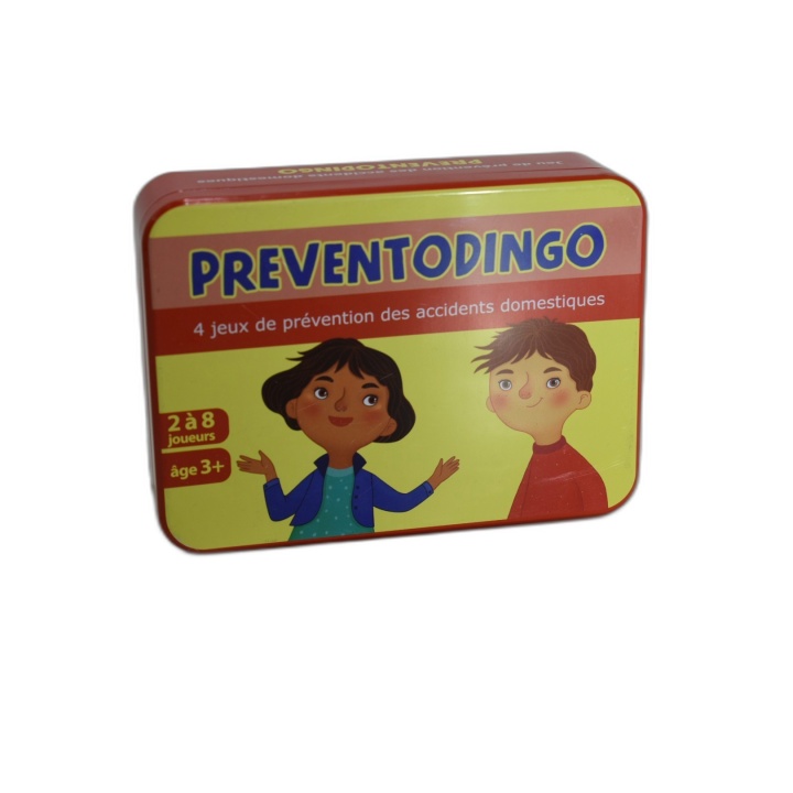 Preventodingo - 4 Jeux Prévention Accidents Domestiques - 2-8 Joueurs