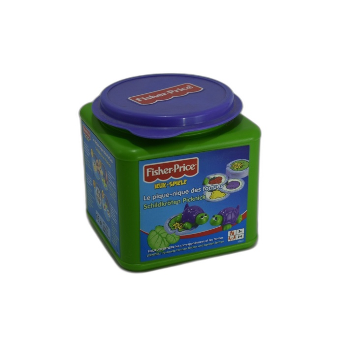 Le Pique-Nique des Tortues Fisher-Price - Jeu Éveil Formes 2-4 Joueurs