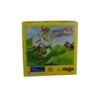 Pyramide d'Animaux HABA - Jeu d'Adresse Empilement Bois 29 Animaux - 2