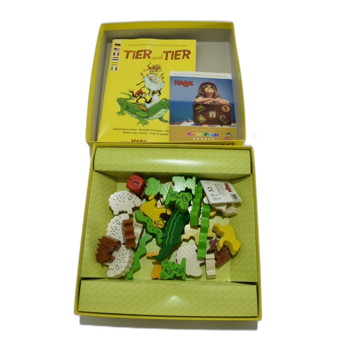 Pyramide d'Animaux HABA - Jeu d'Adresse Empilement Bois 29 Animaux - 2