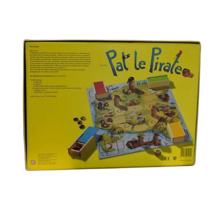 Pat le Pirate HABA No.3174 - Jeu Mémoire Enfant 2-4 Joueurs - Dès 4 an