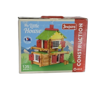 Jeujura My Little House - Jeu Construction Bois 135 pièces - Fabriqué