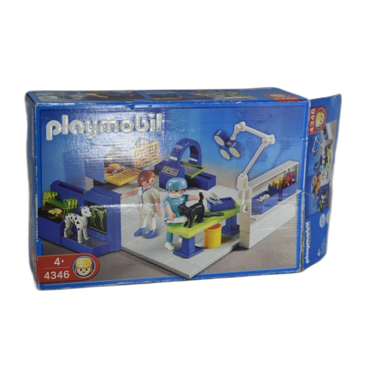 Playmobil 4346 - Salle d'Opération Vétérinaire City - Figurines Animau