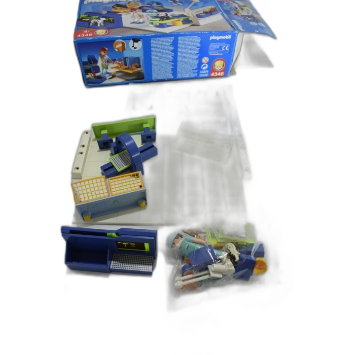 Playmobil 4346 - Salle d'Opération Vétérinaire City - Figurines Animau