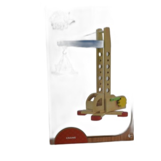 Toi-Toys Wooden Toys Crane - Grue en Bois - Jouet Construction Enfant