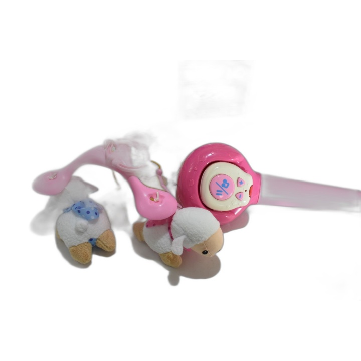 VTech Baby Lumi Mobile Compte-Moutons Rose - Projecteur Musical Bébé 0